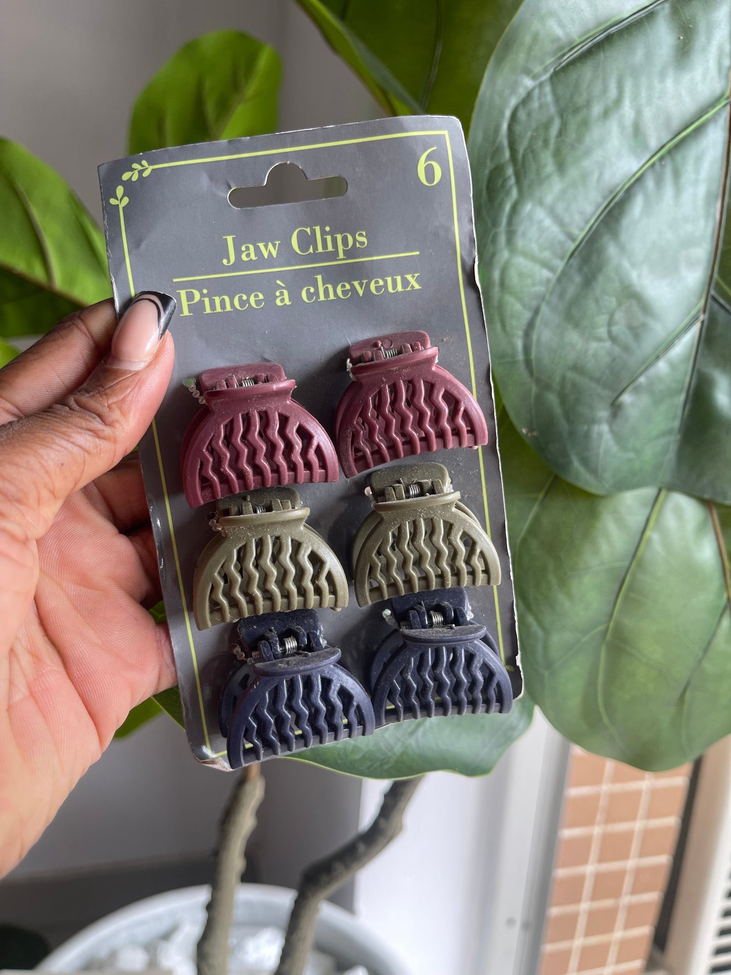 Jaws hair clips all six