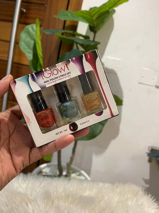 Glow Nail polish 3 In 1