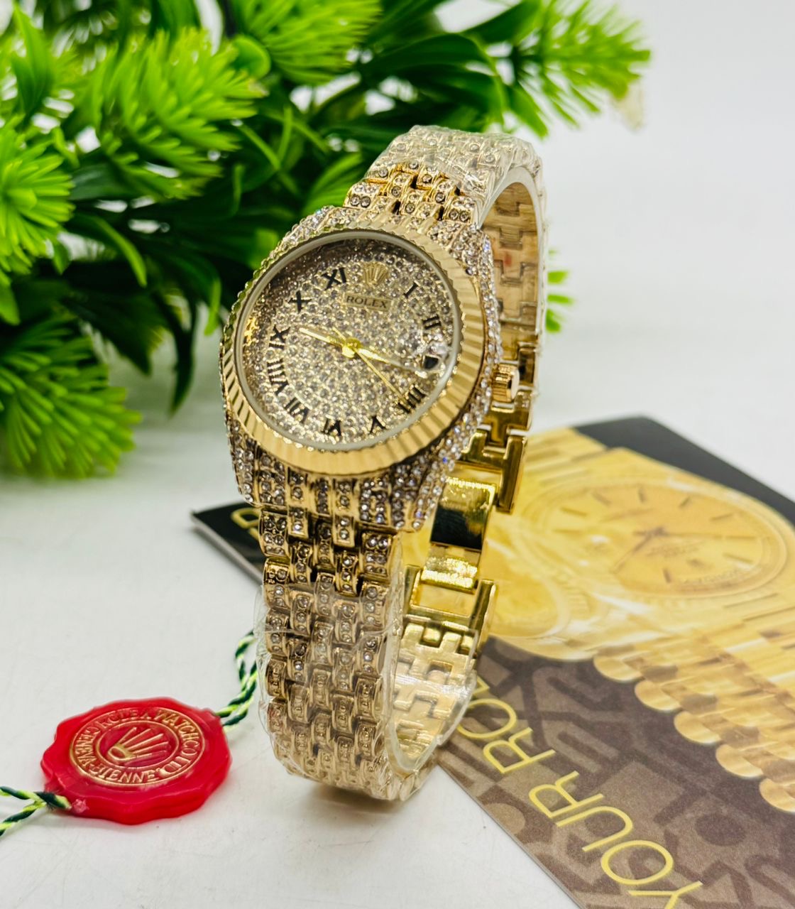 Gold Rolex wristwatch