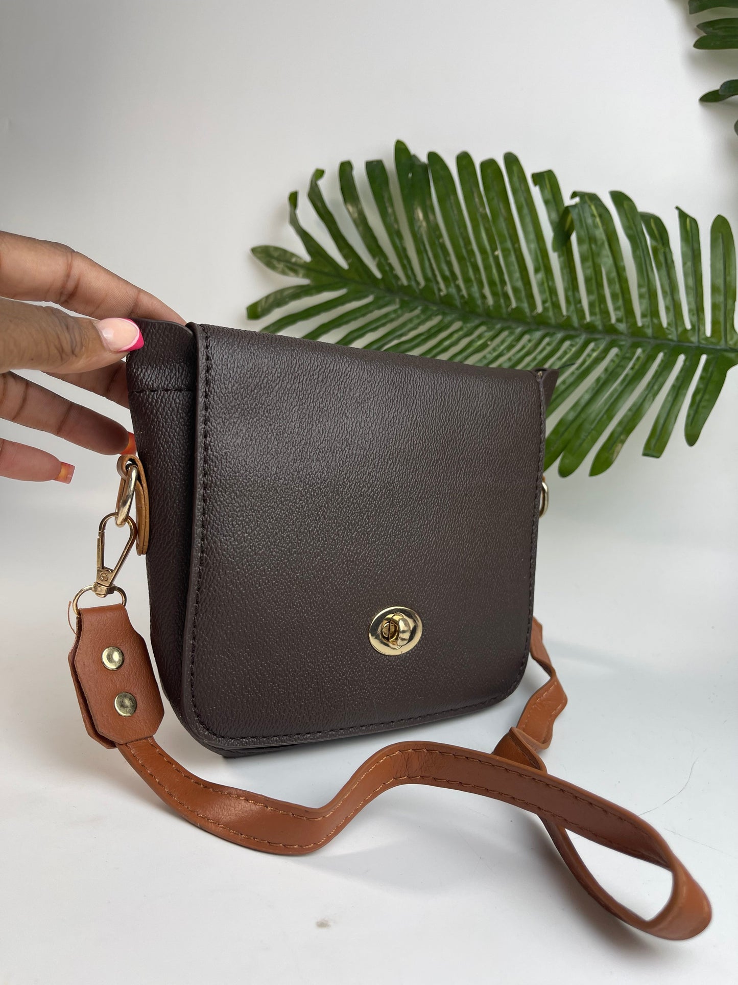 Brown Midi primark bag