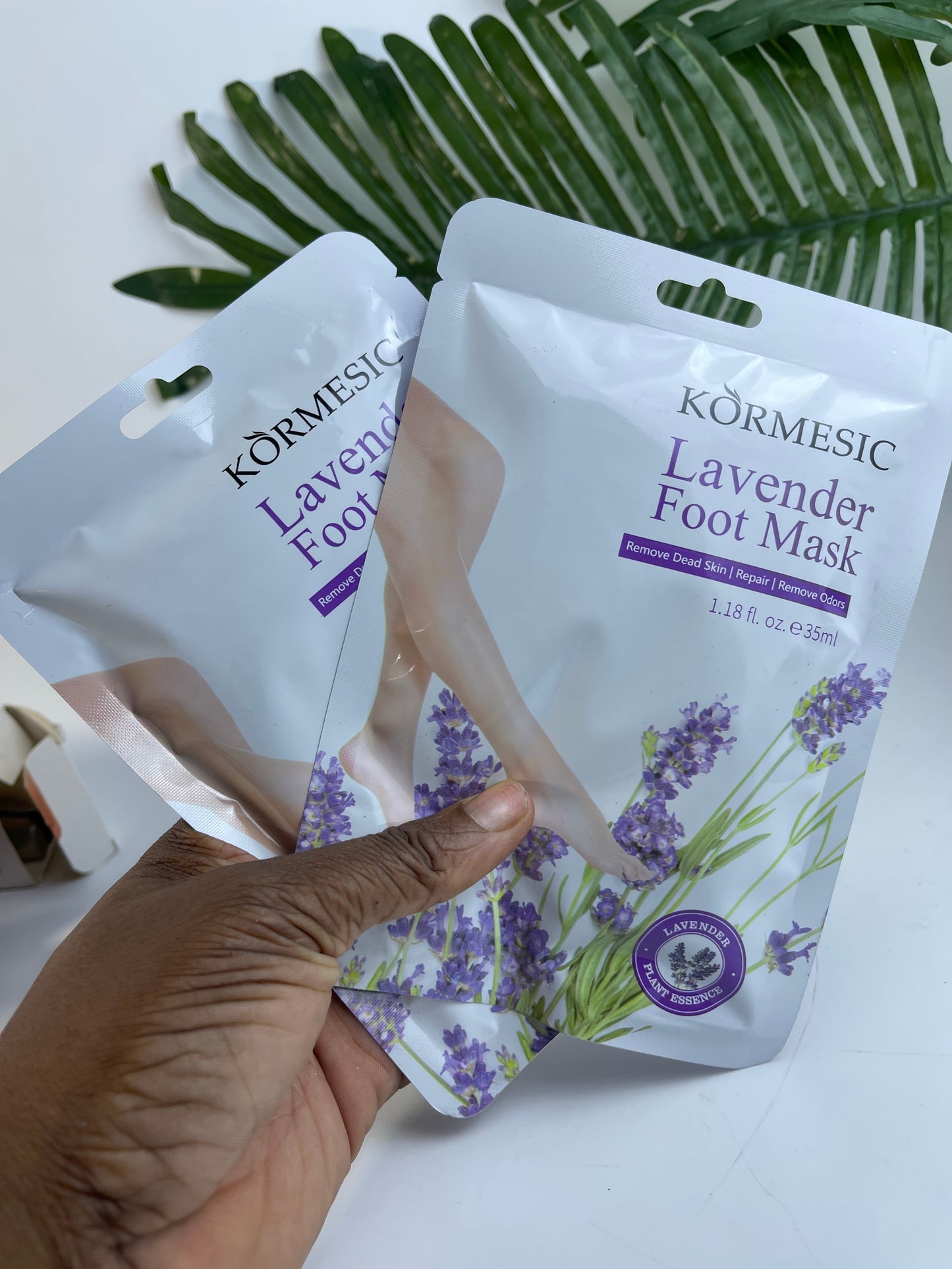 Lavender foot mask