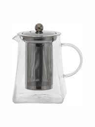 Transparent tea pot