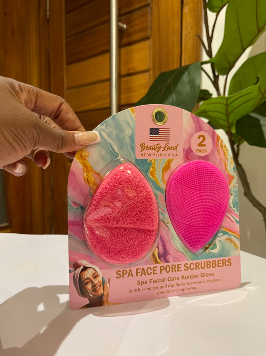 Spa face pore scrubbers