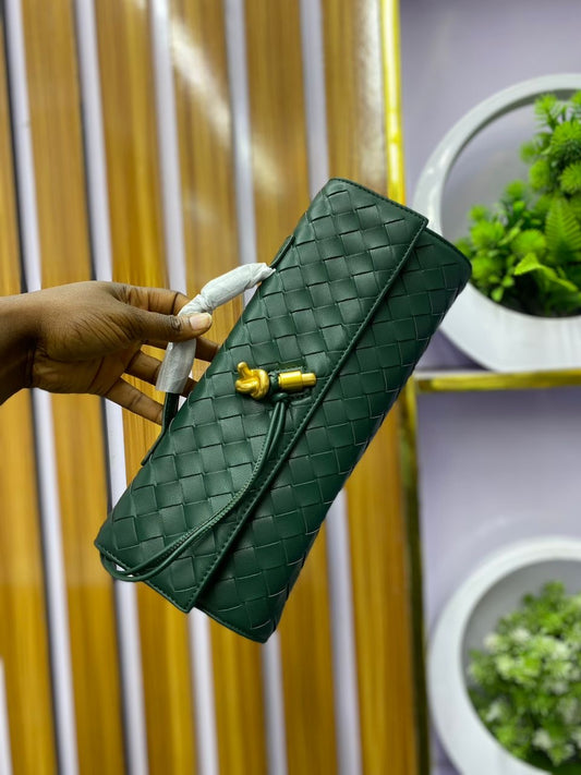 Green Bottega inspired bag