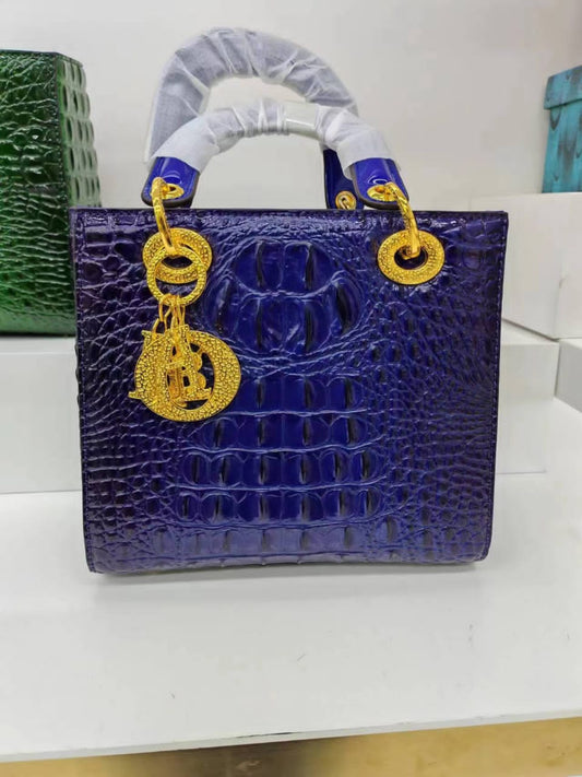 Blue detailed handbag