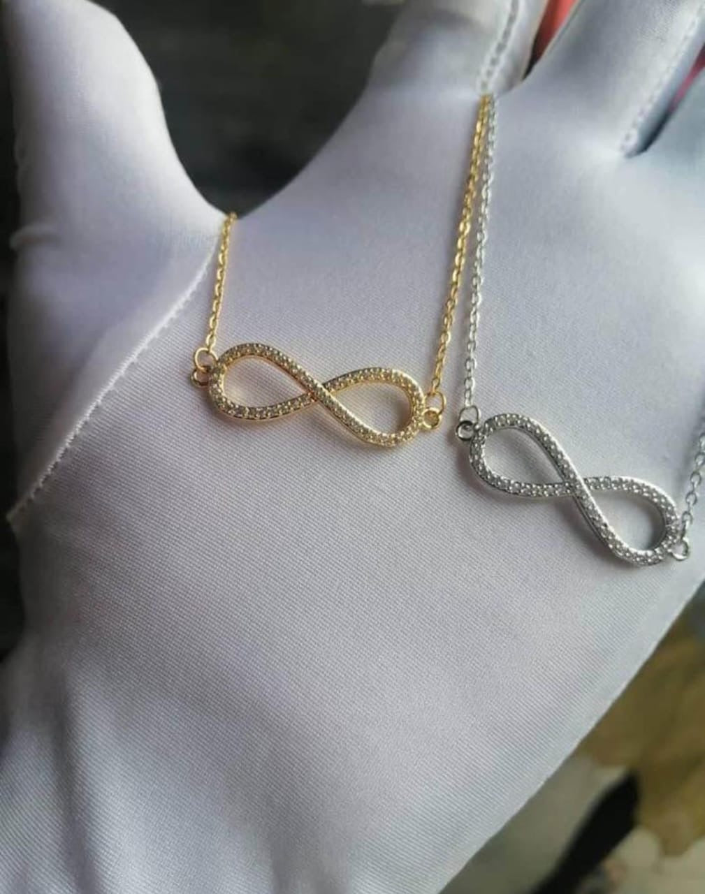 Infinity non tarnish necklace