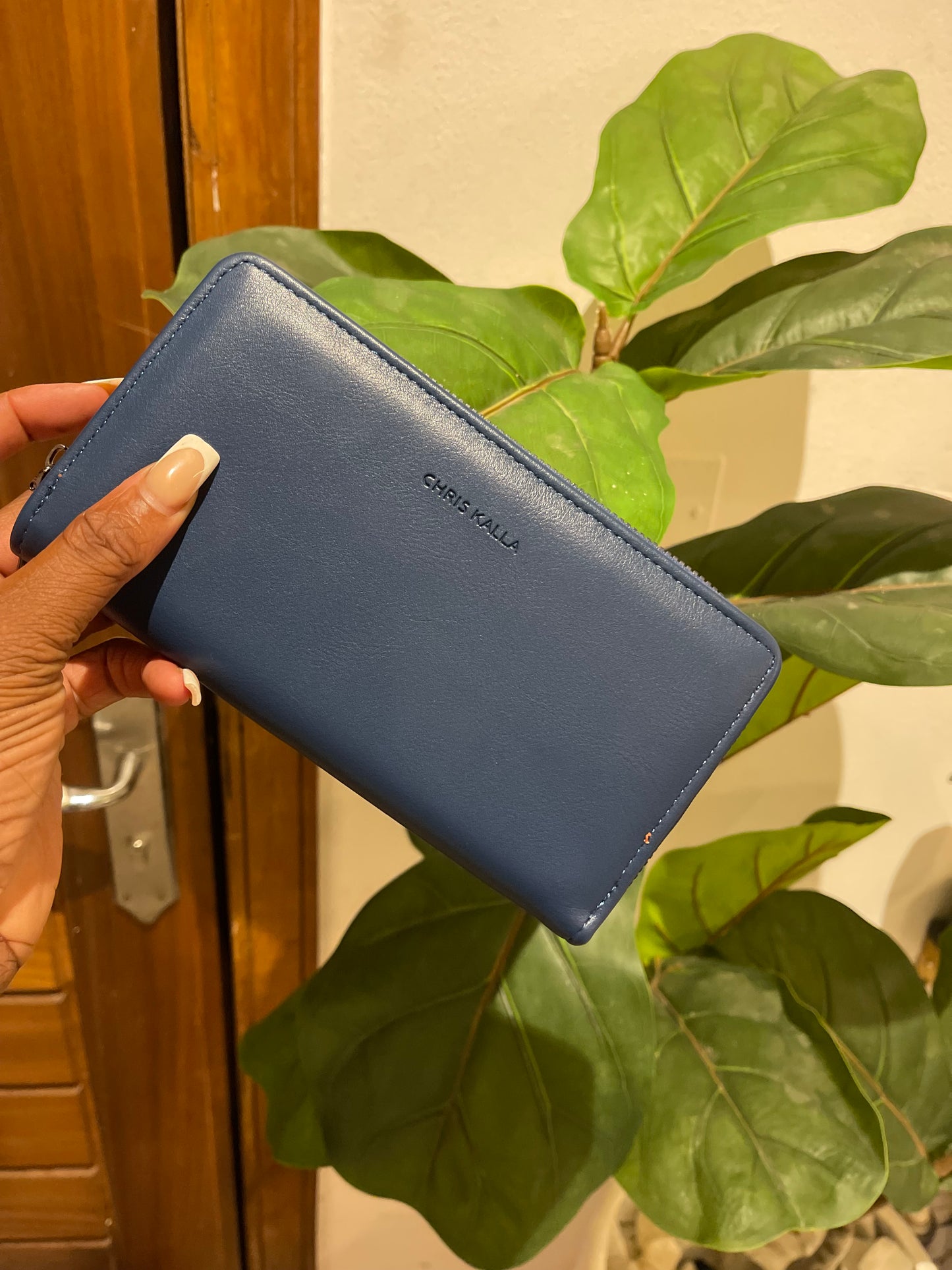 Blue wallet