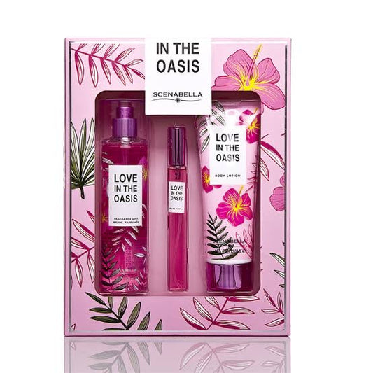 In the oasis perfume set