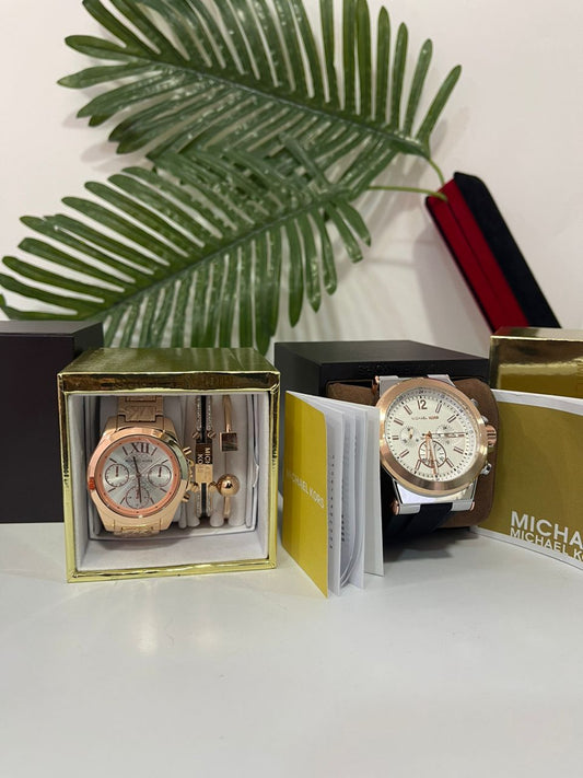 His and hers wristwatch combo