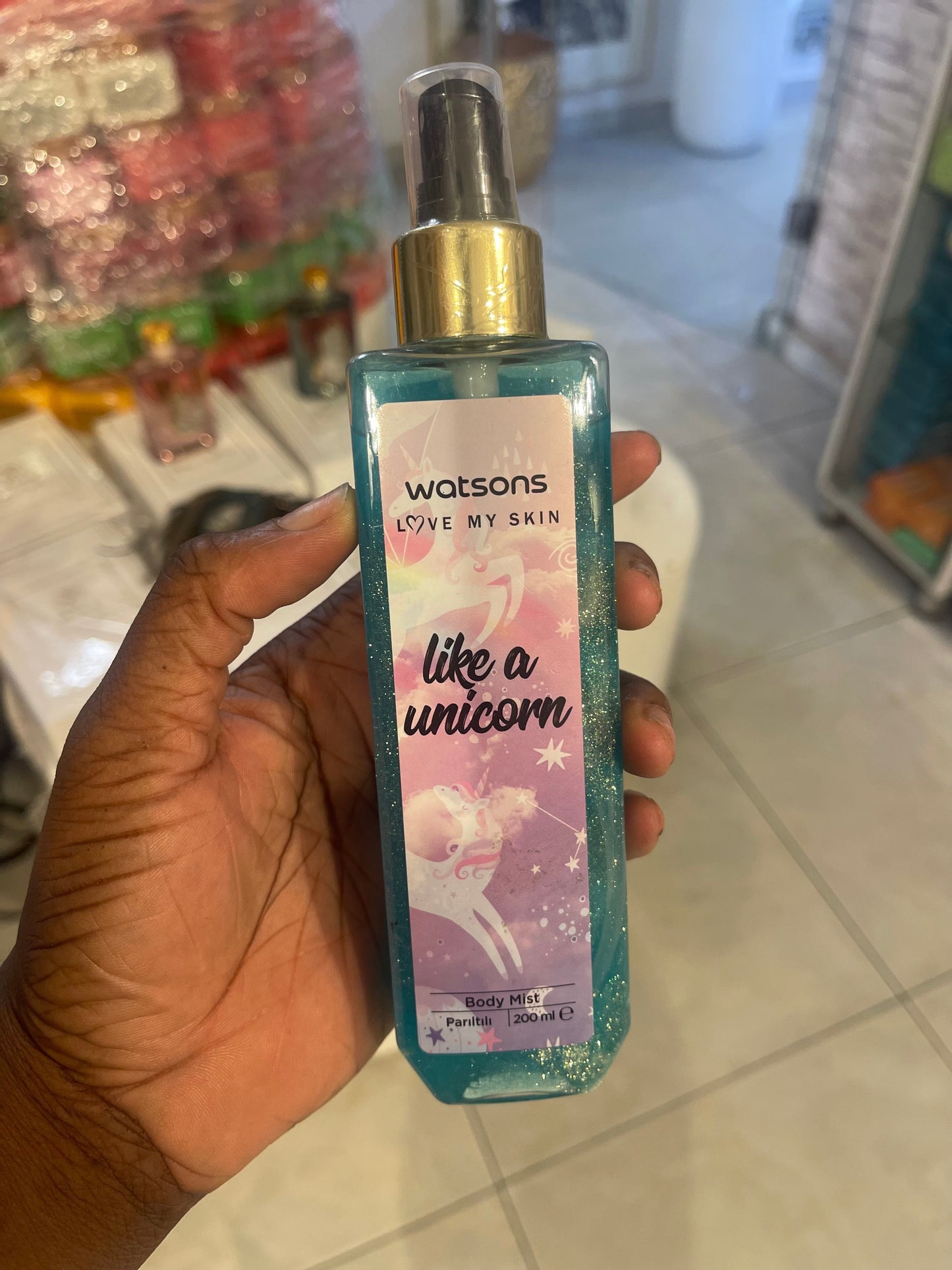 Watsons Ike a unicorn body mist