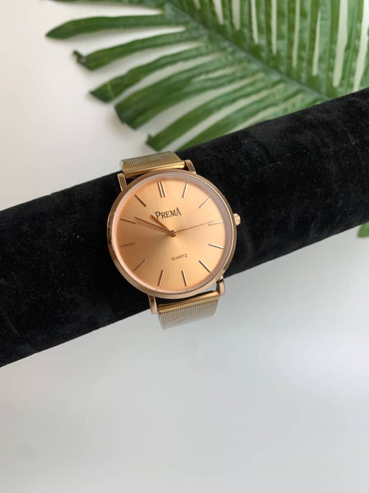 Rosegold wristwatch