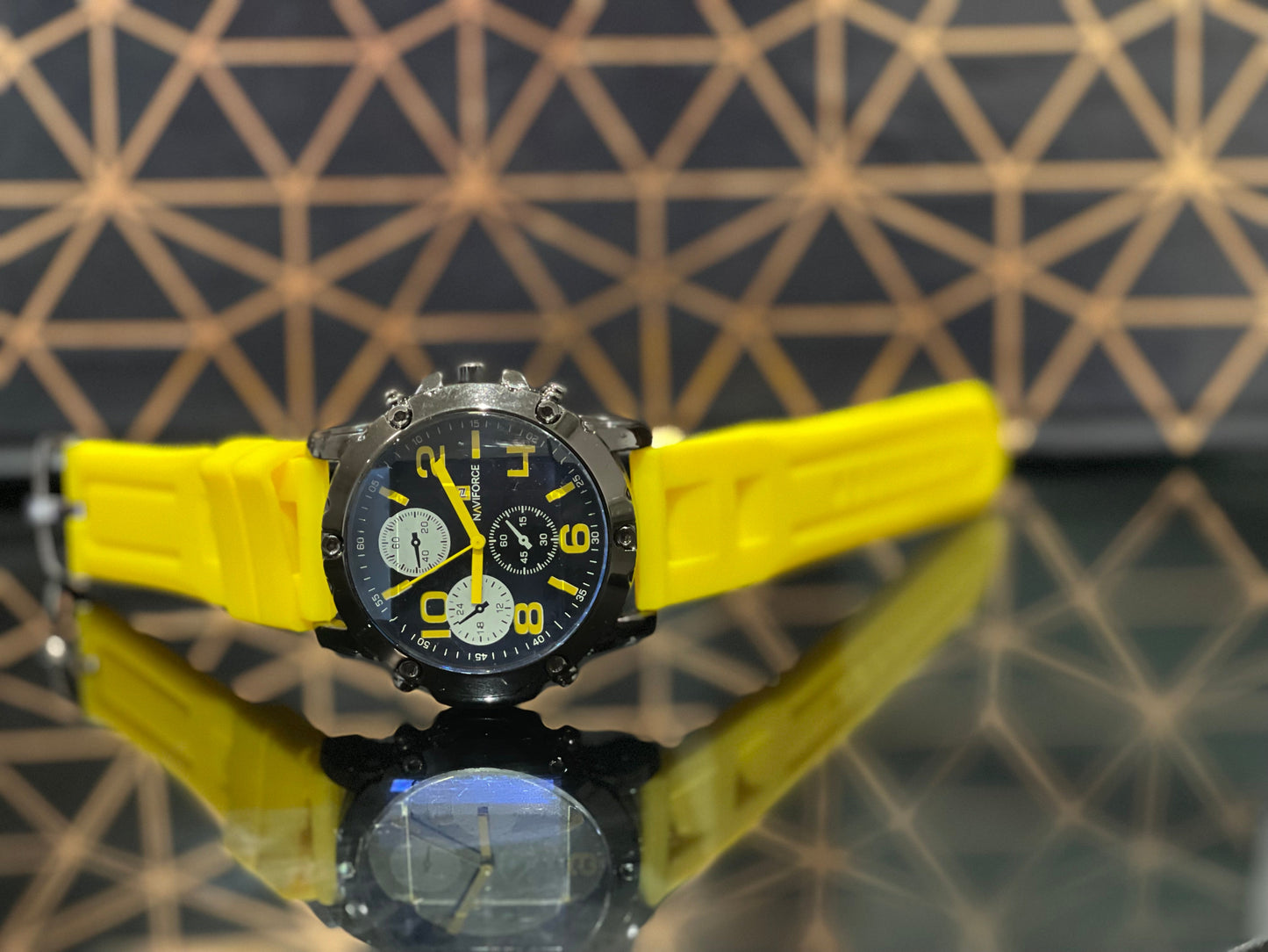 A colorful Naviforce Wristwatch