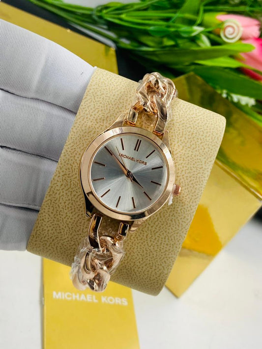 Rose gold MK wristwatch