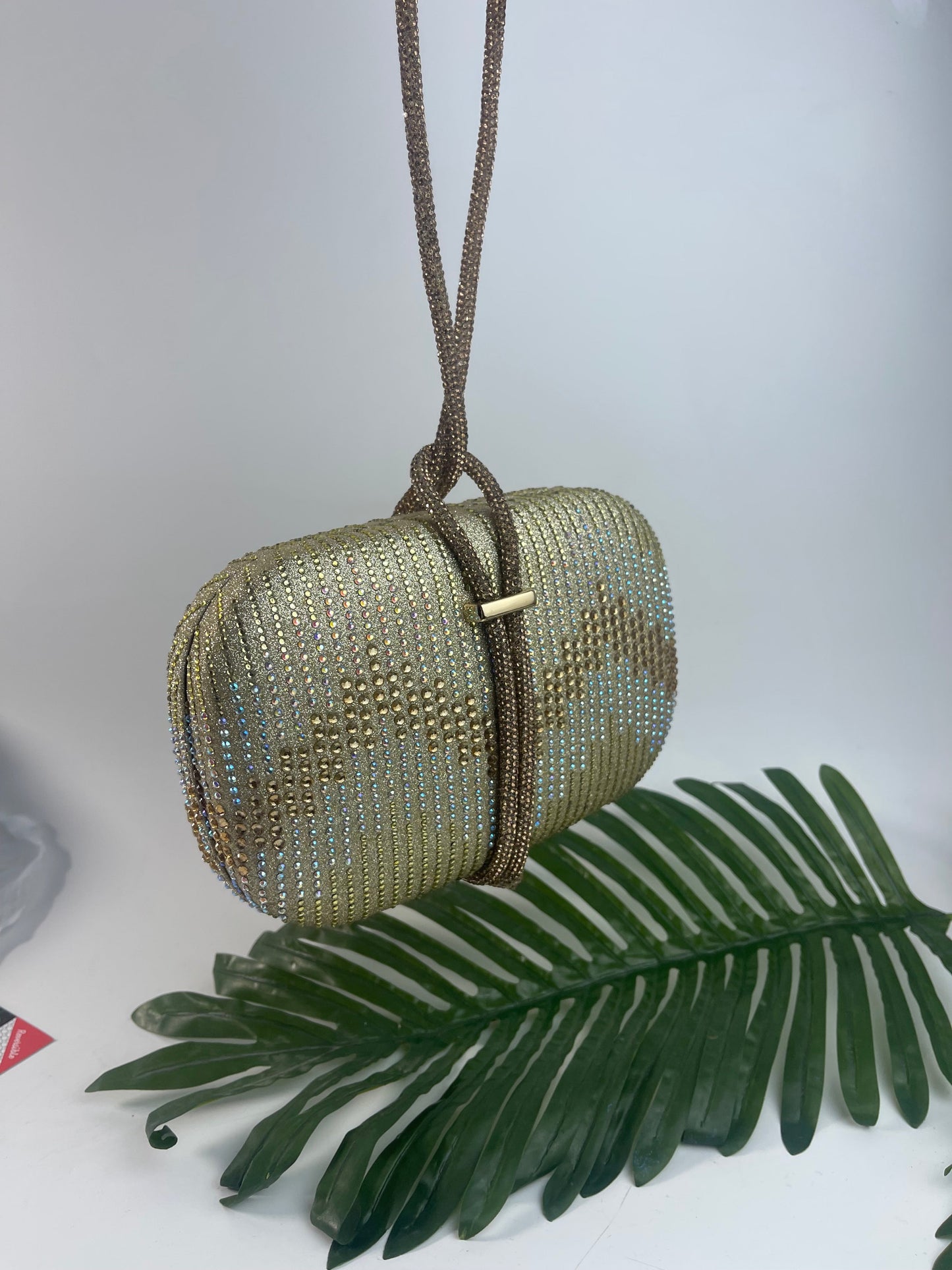 Gold drop purse