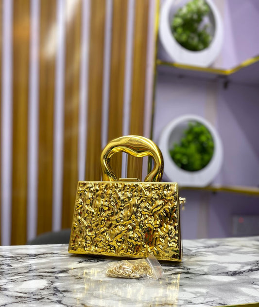 Gold chrome bag